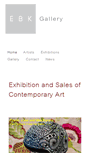 Mobile Screenshot of ebkgallery.com