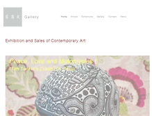 Tablet Screenshot of ebkgallery.com